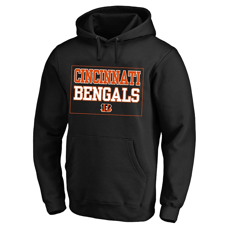 Men's Fanatics  Black Cincinnati Bengals Big & Tall Fleece Hoodie