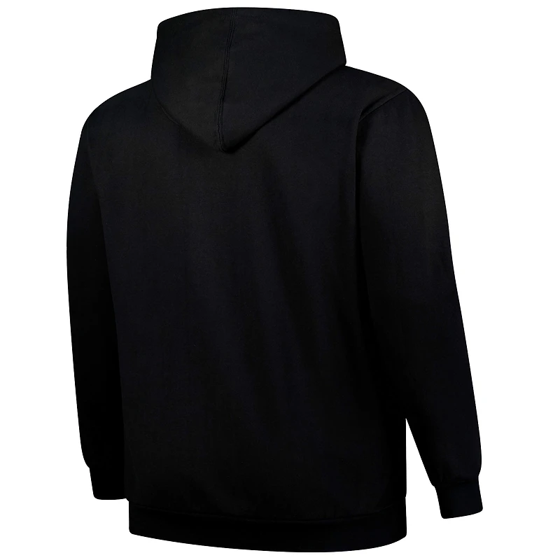 Sweat à capuche zippé manches longues et col rond Fanatics Black Cincinnati Bengals pour hommes