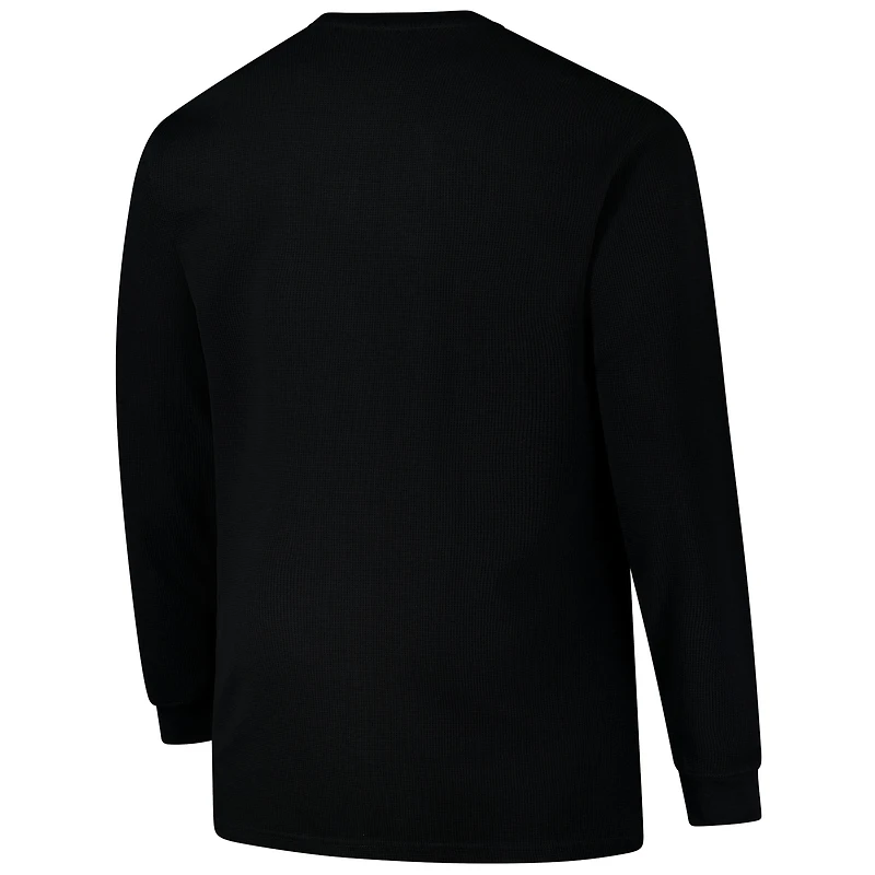 Men's Fanatics Black Cincinnati Bengals Big & Tall Thermal Long Sleeve T-Shirt