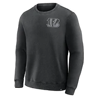 Men's Fanatics Black Cincinnati Bengals Deep Route Pullover Sweatshirt