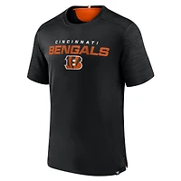 T-shirt noir Fanatics Defender Evo des Bengals de Cincinnati pour hommes