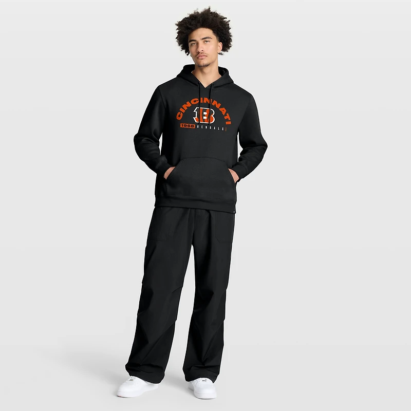 Men's Fanatics Black Cincinnati Bengals Delay of Game Legacy Pullover Hoodie