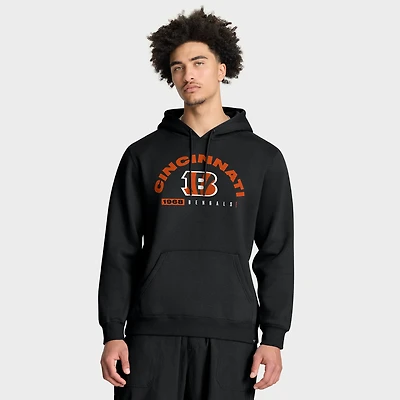 Men's Fanatics Black Cincinnati Bengals Delay of Game Legacy Pullover Hoodie