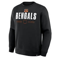 Men's Fanatics Black Cincinnati Bengals Direct Handoff Legacy Pullover Sweatshirt