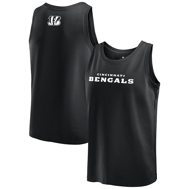 Men's Fanatics Black Cincinnati Bengals Elements Tank Top