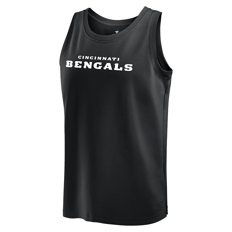 Men's Fanatics Black Cincinnati Bengals Elements Tank Top