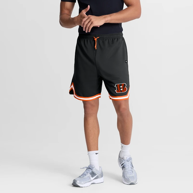 Short Fanatics noir pour homme, modèle Fearless Drive des Bengals de Cincinnati