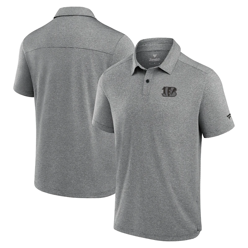 Men's Fanatics Black Cincinnati Bengals Front Office Tech Polo