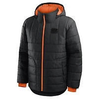 Men's Fanatics Black Cincinnati Bengals Full-Zip Hooded Jacket