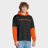 Sweat à capuche noir Fanatics pour homme avec logo casque des Bengals de Cincinnati