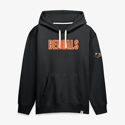 Men's Fanatics Black Cincinnati Bengals New Horizons Heritage Pullover Hoodie