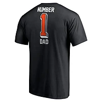 T-shirt noir Fanatics Cincinnati Bengals #1 Dad pour hommes