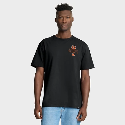 T-shirt noir Fanatics pour homme, motif Legacy des Bengals de Cincinnati