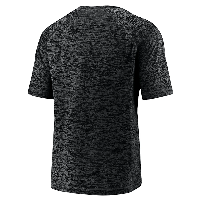 Men's Fanatics Black Cincinnati Bengals Shade Battle Ready Raglan Space-Dye T-Shirt