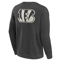 Men's Fanatics Charcoal Cincinnati Bengals Elements Future Ground Lettering Pullover Sweatshirt