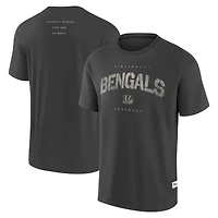 Men's Fanatics Charcoal Cincinnati Bengals Elements Weathered Tonal Future Ground T-Shirt