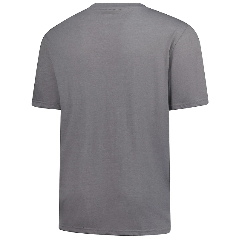 Men's Fanatics Heather Gray Cincinnati Bengals Big & Tall Top Notch T-Shirt