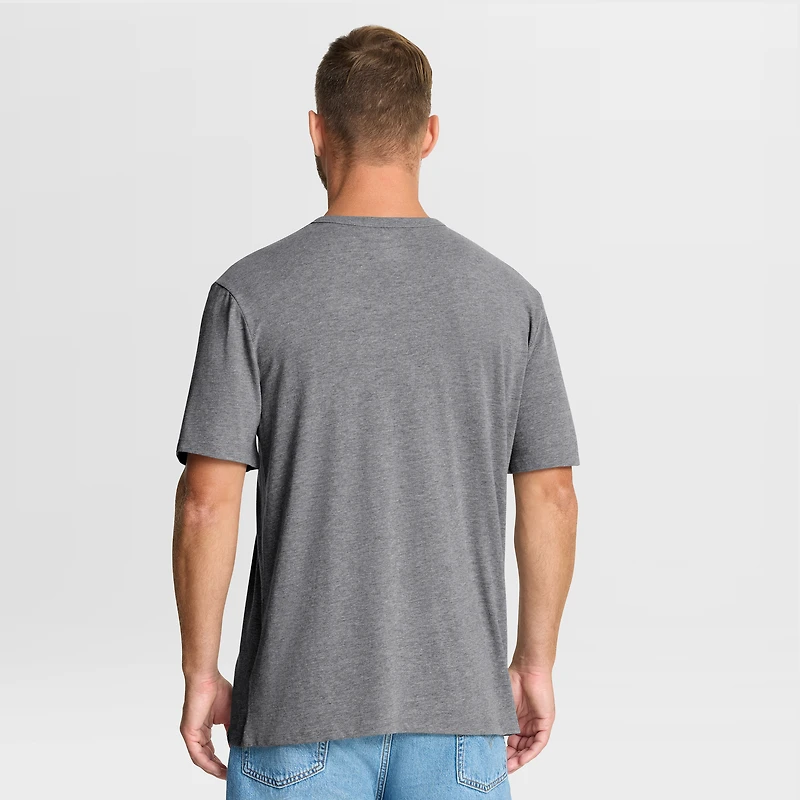 Men's Fanatics Heather Gray Cincinnati Bengals First Down Tribute Tri-Blend T-Shirt