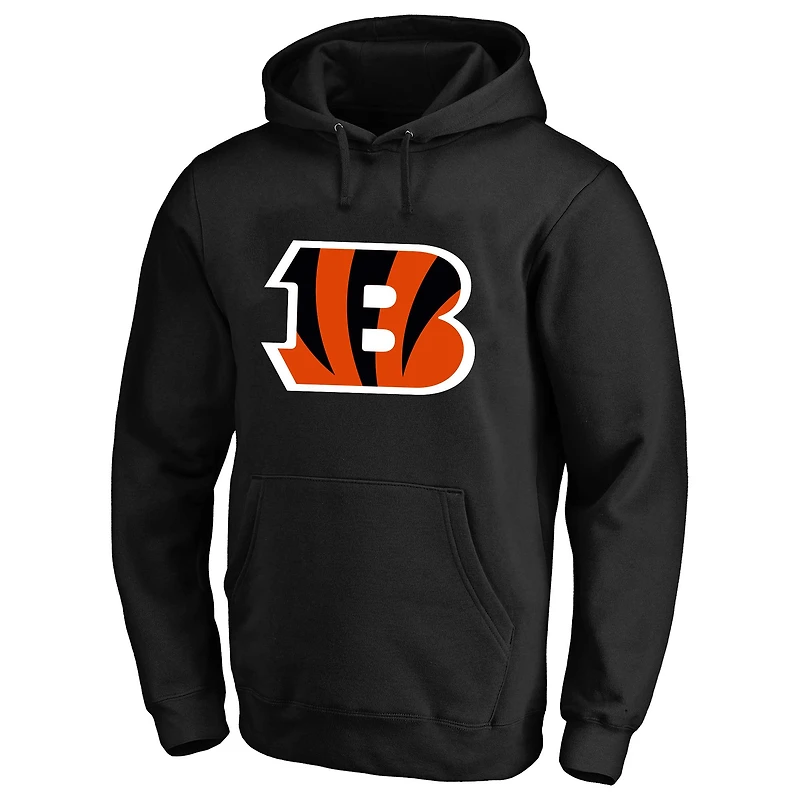 Men's Fanatics Joe Burrow Black Cincinnati Bengals Big & Tall Fleece Name Number Pullover Hoodie