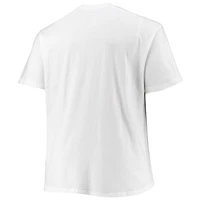 T-shirt blanc fanatiques pour hommes des Bengals de Cincinnati Big & Tall City Pride