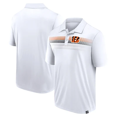 Men's Fanatics White Cincinnati Bengals Big & Tall Sublimated Polo