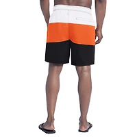 Men's G-III Sports by Carl Banks  Black/Orange Cincinnati Bengals Sunrise Volley Swim Shorts