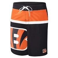 Men's G-III Sports by Carl Banks Black Cincinnati Bengals Sea Wind - Swim Trunks