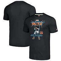 T-shirt tri-blend NFL Blitz Player de Cincinnati Bengals en hommage à Joe Burrow pour homme, anthracite
