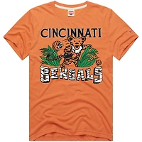Men's Homage  Orange Cincinnati Bengals NFL x Grateful Dead Tri-Blend T-Shirt
