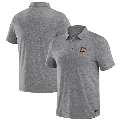 Polo noir à quatre points Cincinnati Bengals J. Palmer pour homme