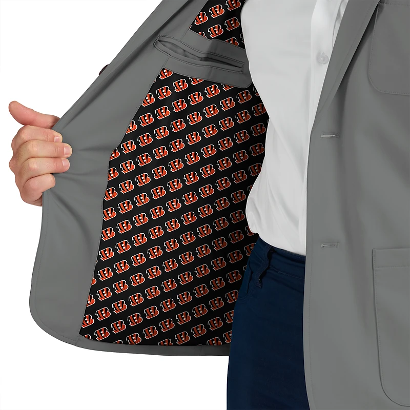 Men's J. Palmer Graphite Cincinnati Bengals Man-In-Motion Blazer