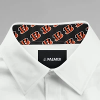 Men's J. Palmer White Cincinnati Bengals Man-In-Motion Long Sleeve Button-Up Dress Shirt