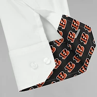 Men's J. Palmer White Cincinnati Bengals Man-In-Motion Long Sleeve Button-Up Dress Shirt