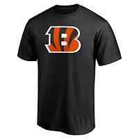 Men's Joe Burrow Black Cincinnati Bengals Player Icon Name & Number T-Shirt