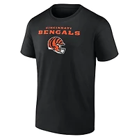 T-shirt noir Joe Burrow pour homme avec nom et numéro de l'équipe des Bengals Cincinnati
