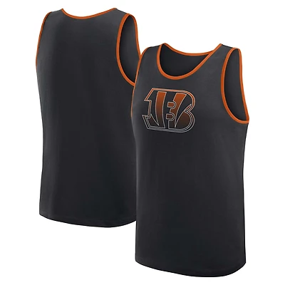 Men's Logo Athletic Black Cincinnati Bengals Unmatched Success Tank Top