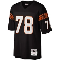 Men's Mitchell & Ness Anthony Muñoz Black Cincinnati Bengals Legacy Replica Jersey