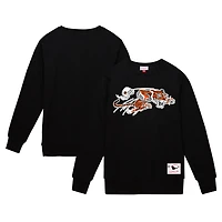 Men's Mitchell & Ness Black Cincinnati Bengals Basic Fleece Pullover Sweatshirt