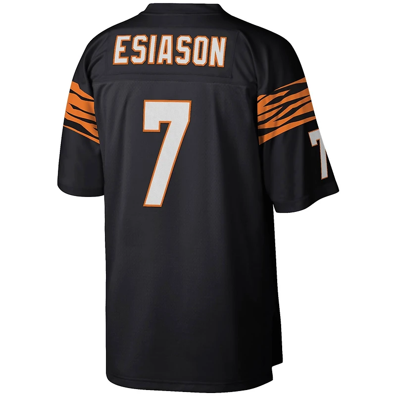 Maillot Homme Mitchell & Ness Boomer Esiason Noir Cincinnati Bengals Legacy Replica