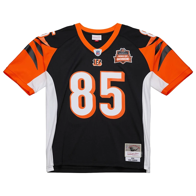 Men's Mitchell & Ness Chad Johnson Black Cincinnati Bengals 2004 Legacy Replica Jersey