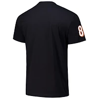 T-shirt noir surnom de joueur retraité Mitchell & Ness Chad Johnson des Bengals Cincinnati pour hommes