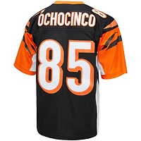 Men's Mitchell & Ness Chad Ochocinco Black Cincinnati Bengals Big Tall 2009 Retired Player Replica Jersey