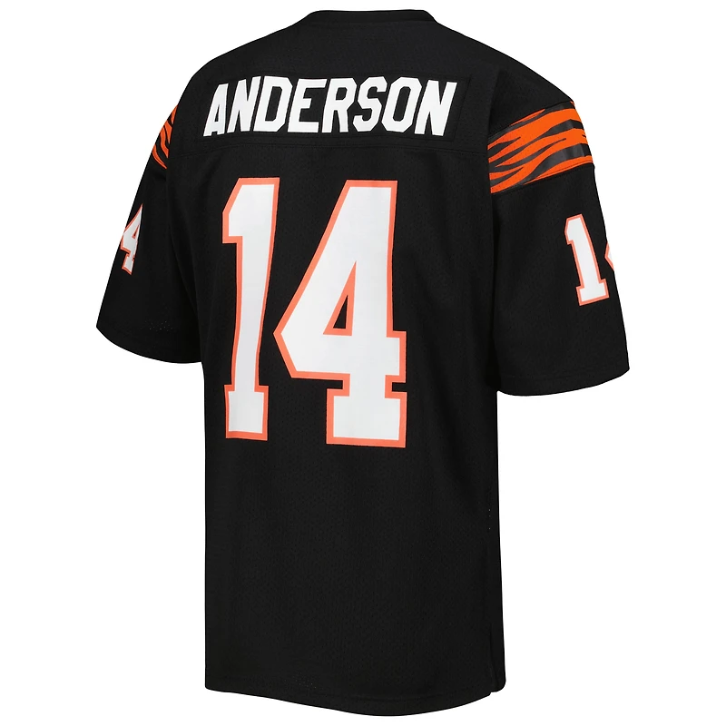 Mitchell & Ness Ken Anderson noir Cincinnati Bengals 1981 authentique maillot de joueur retraité