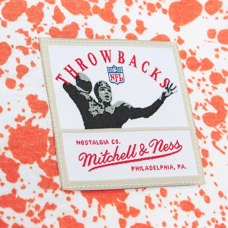 Men's Mitchell & Ness White Cincinnati Bengals Team Burst Sublimated T-Shirt