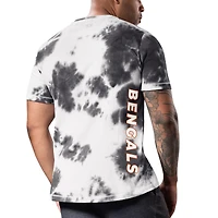 Men's MSX by Michael Strahan Black Cincinnati Bengals Freestyle Tie-Dye T-Shirt