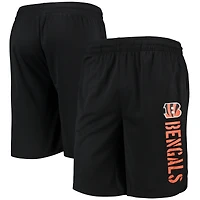 Short d'entraînement noir Cincinnati Bengals pour homme, de la marque MSX par Michael Strahan