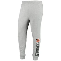 Pantalon de jogging MSX by Michael Strahan gris chiné Cincinnati Bengals pour homme
