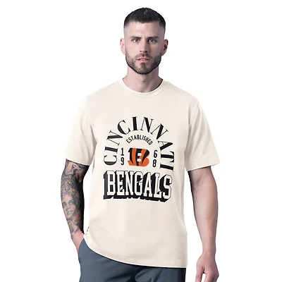 Men's MSX by Michael Strahan White Cincinnati Bengals Whiteout Vintage T-Shirt