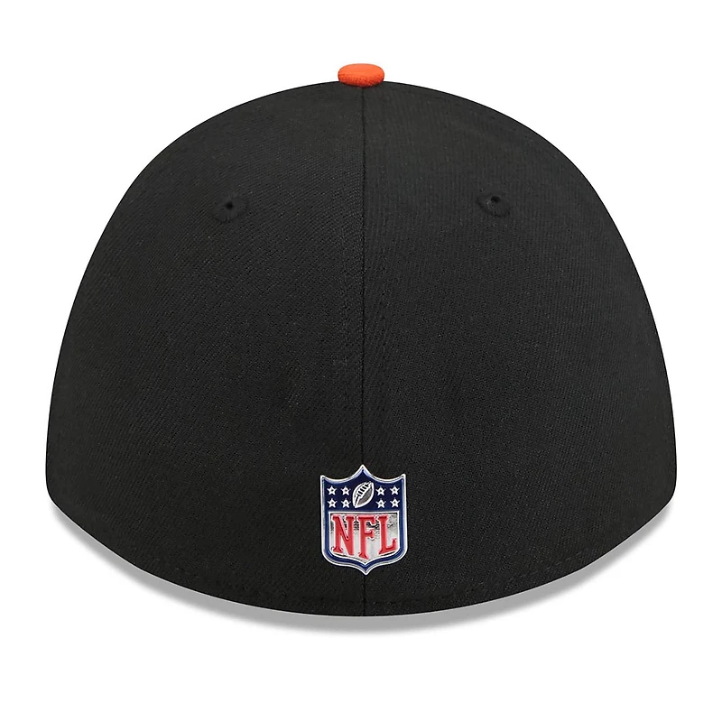Men's New Era Black/Orange Cincinnati Bengals 2026 NFL Draft 39THIRTY M-Crown Flex Hat