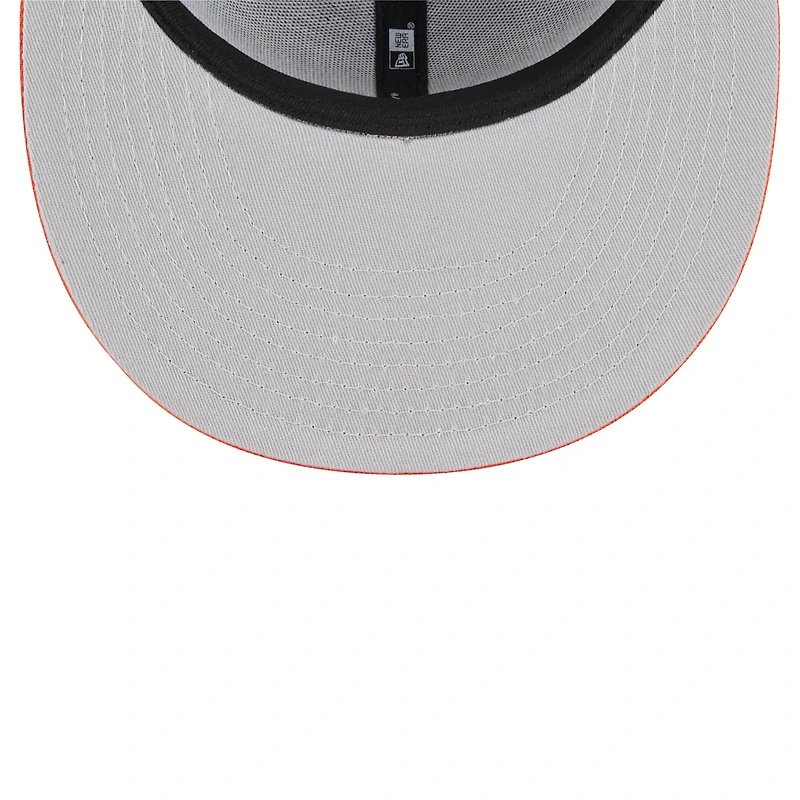 Men's New Era Black/Orange Cincinnati Bengals Team Establish 9FIFTY Snapback Hat